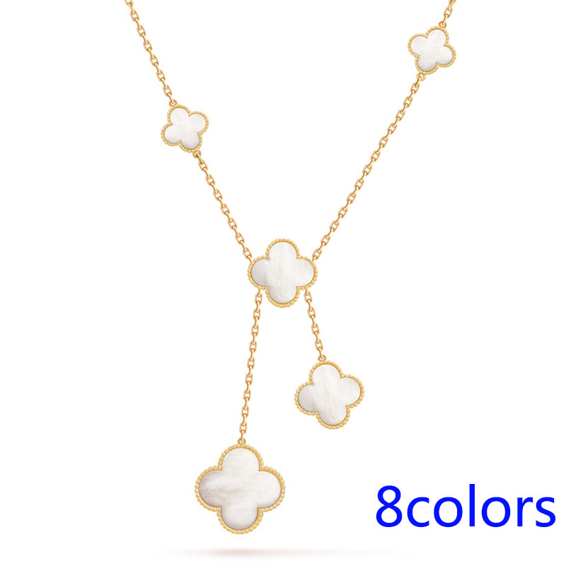 5XVA182K (High quality 6 flowers necklaces)