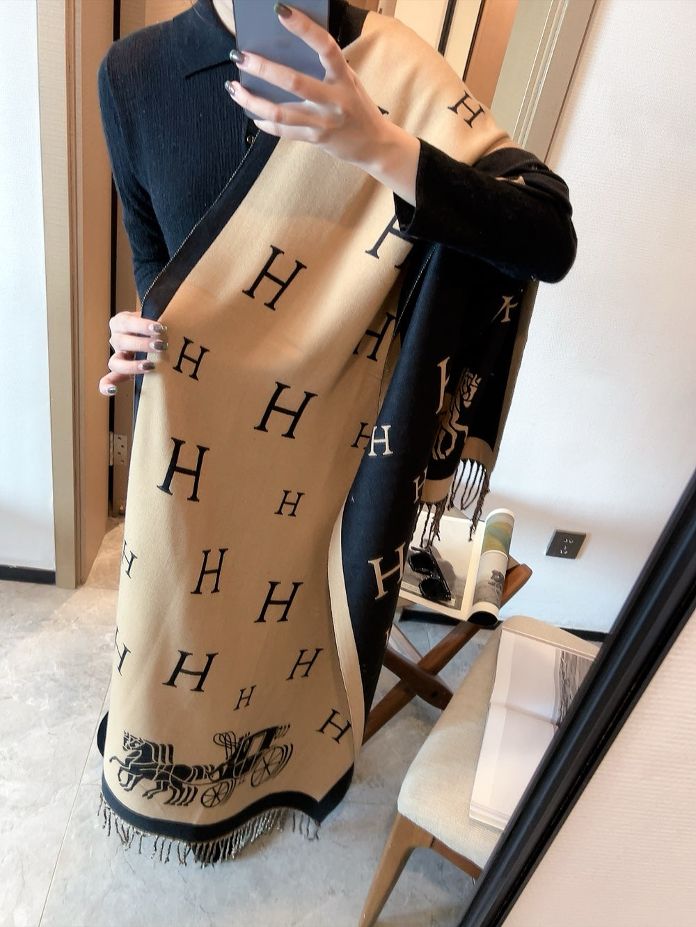 14H368W　Fashion scarves