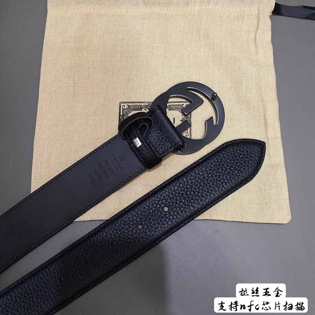 14B22P   (High quality leather belt With full package)