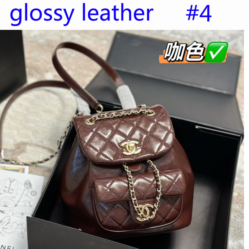 6XC225B Fashion leather backpacks