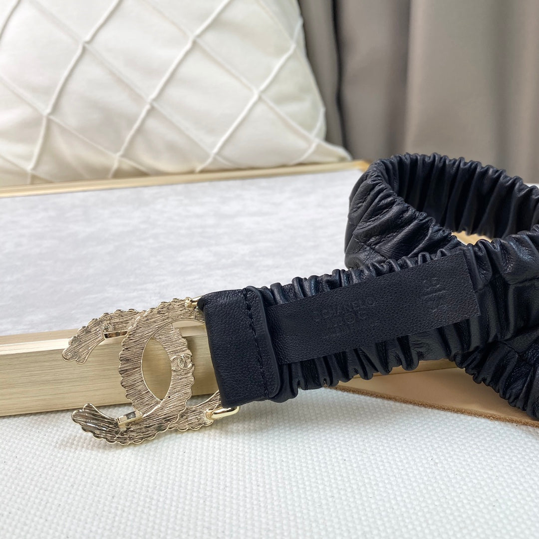 High -quality sheepskin belt  1XC24P