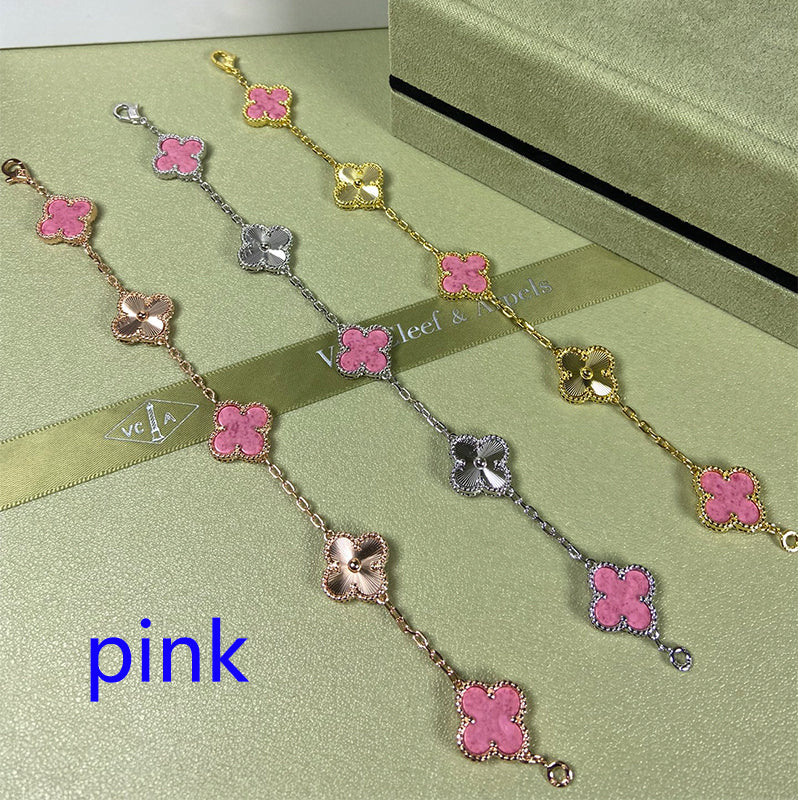 5XVA181K ( High quality bracelets  5 flowers normal size1.5cm flower)