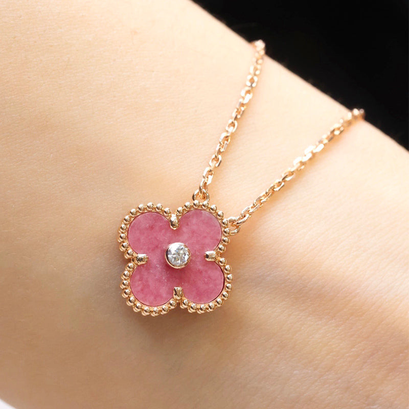 5XVA186X (High quality 1 flower necklace and ring)