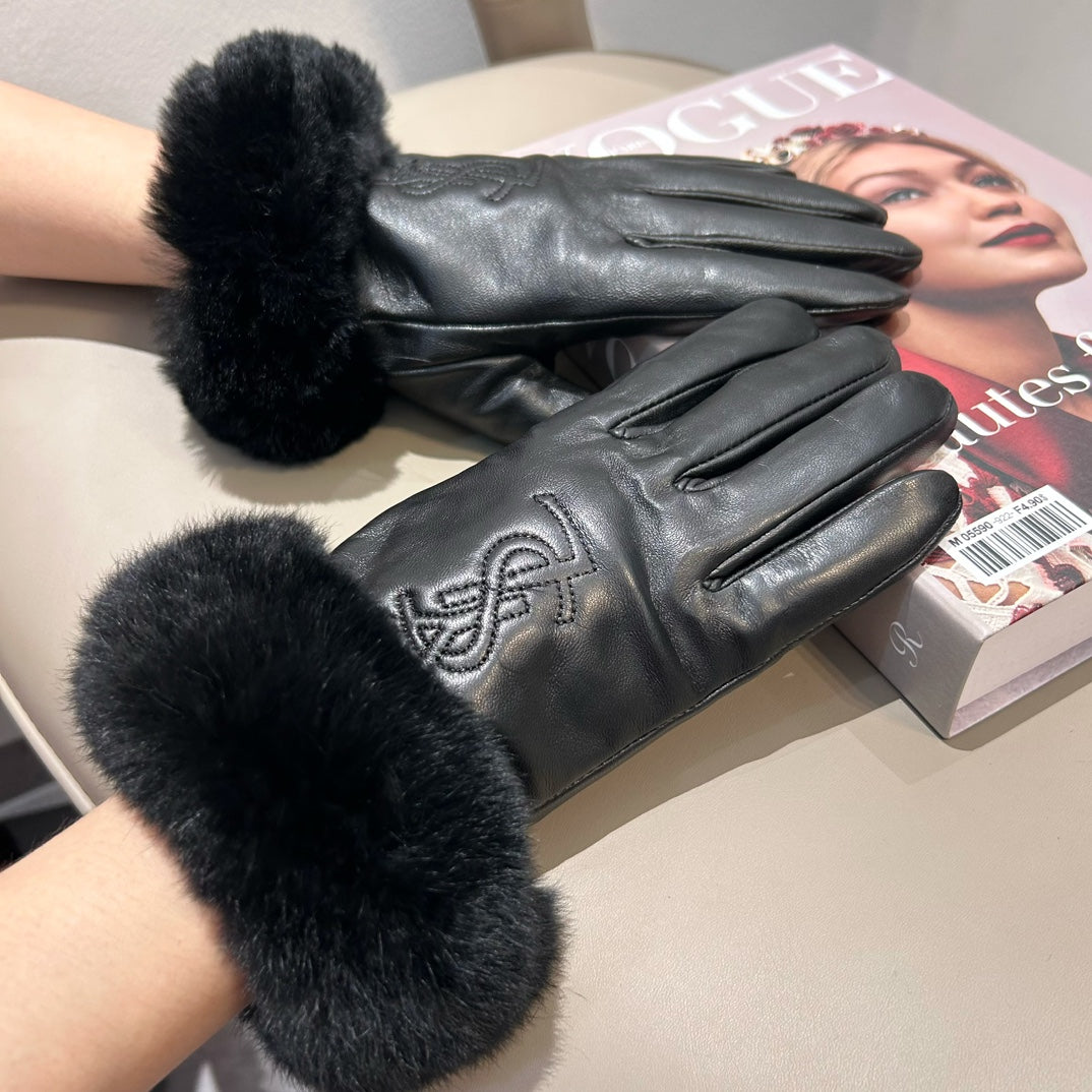 14SL25S   High quality fashionable Wool gloves