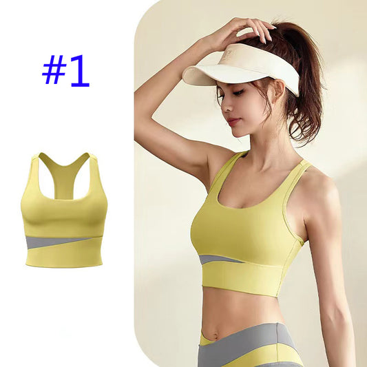 PXA4U Tight elastic bikini sports vest yoga wear fashion yoga fitness sports vest