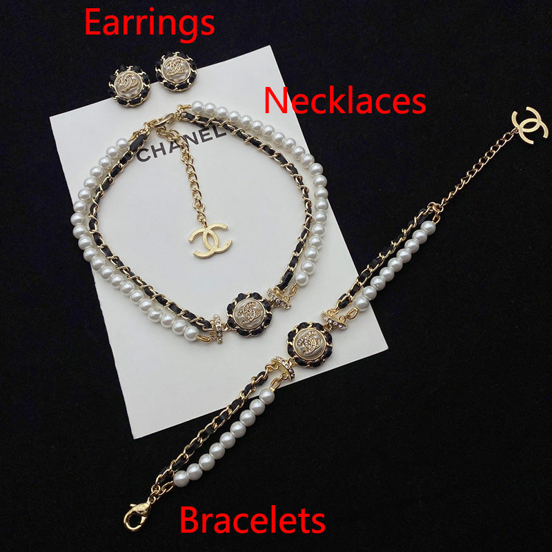 1YC175X  Fashion high -quality Earrings Bracelets Necklaces