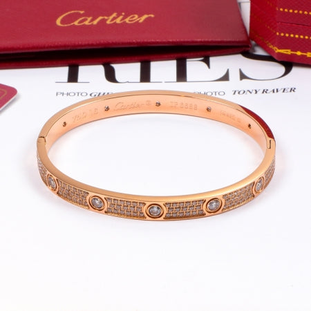 BK3K High quality 3-row diamond bracelet