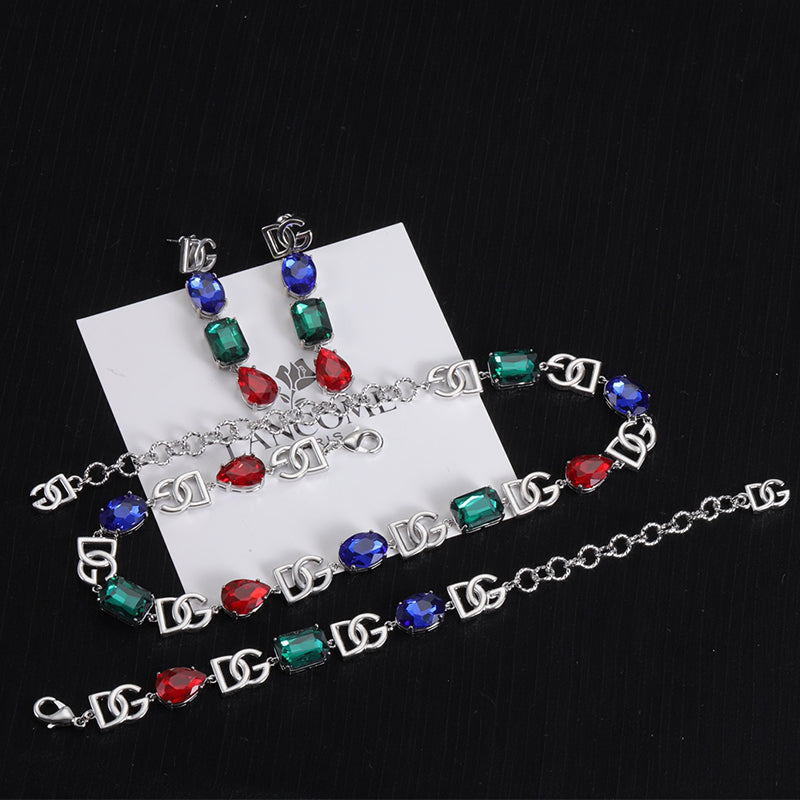 1XA583X Fashion high -quality Earrings Bracelets Necklaces