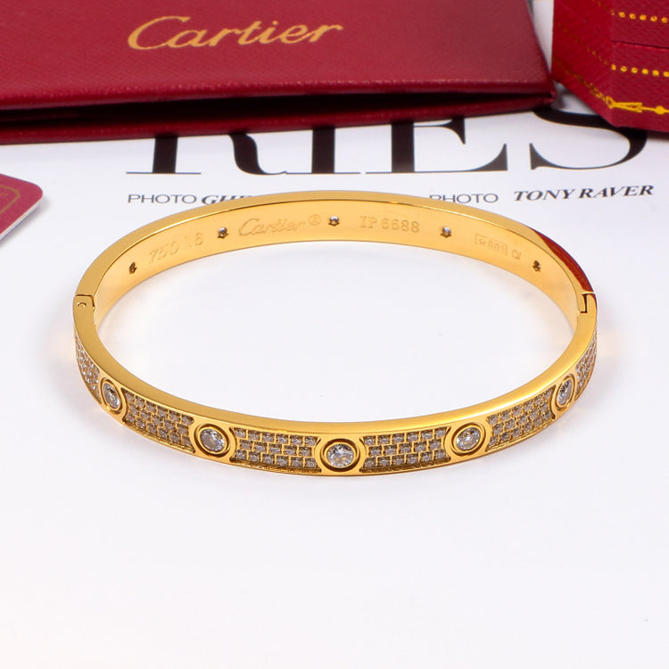 BK3K High quality 3-row diamond bracelet