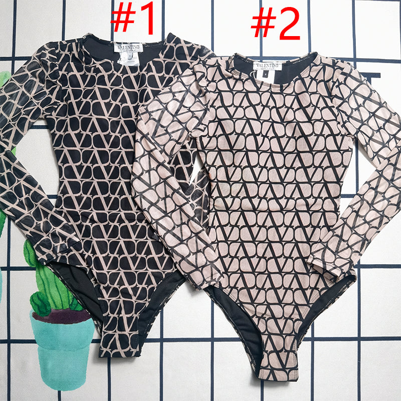 14VL19Y   fashion Long sleeve swimsuit