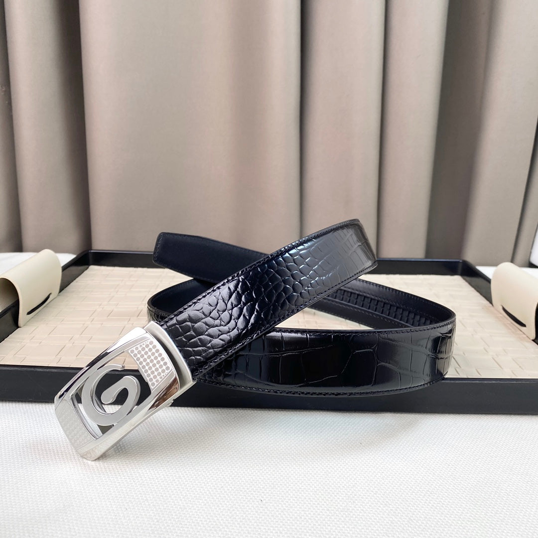 14B112P   (High quality leather belt With full package)