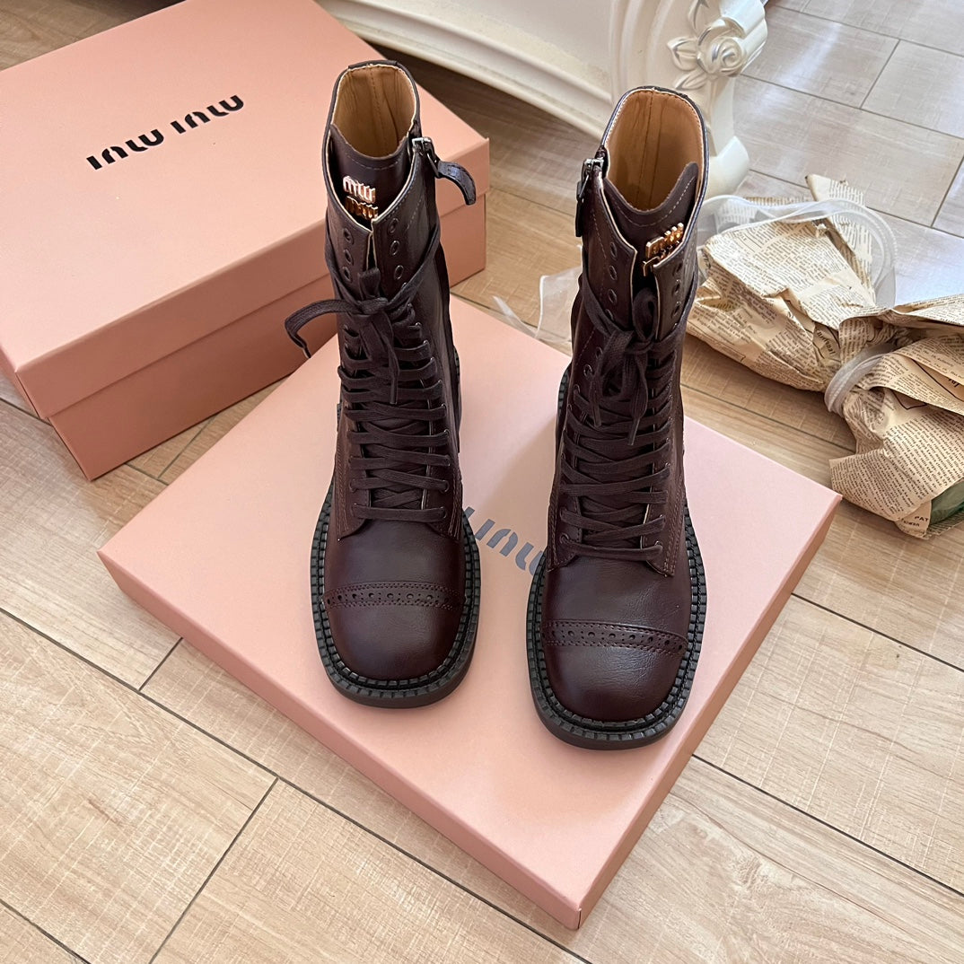 1XA60Z Fashionable leather  boots