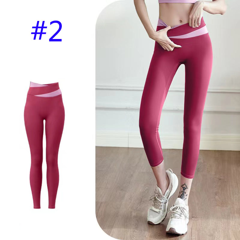 PXA3U Tight stretch bikini sports pants yoga wear fashion yoga fitness leggings