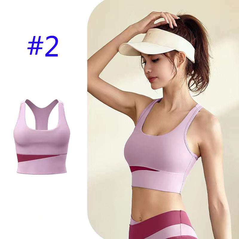 PXA4U Tight elastic bikini sports vest yoga wear fashion yoga fitness sports vest