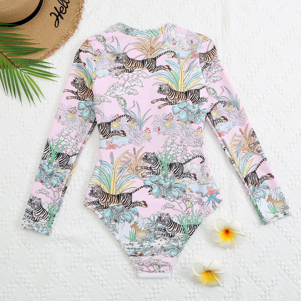 14B101Y   fashion Long sleeve swimsuit