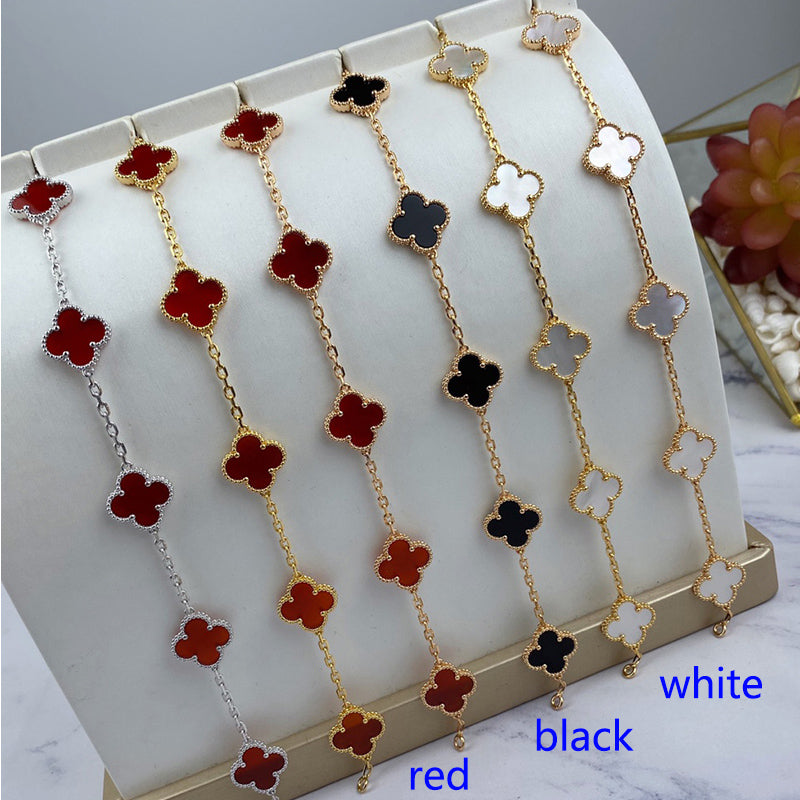 5XVA180K  (High quality bracelets 5 flowers normal size1.5cm flower)