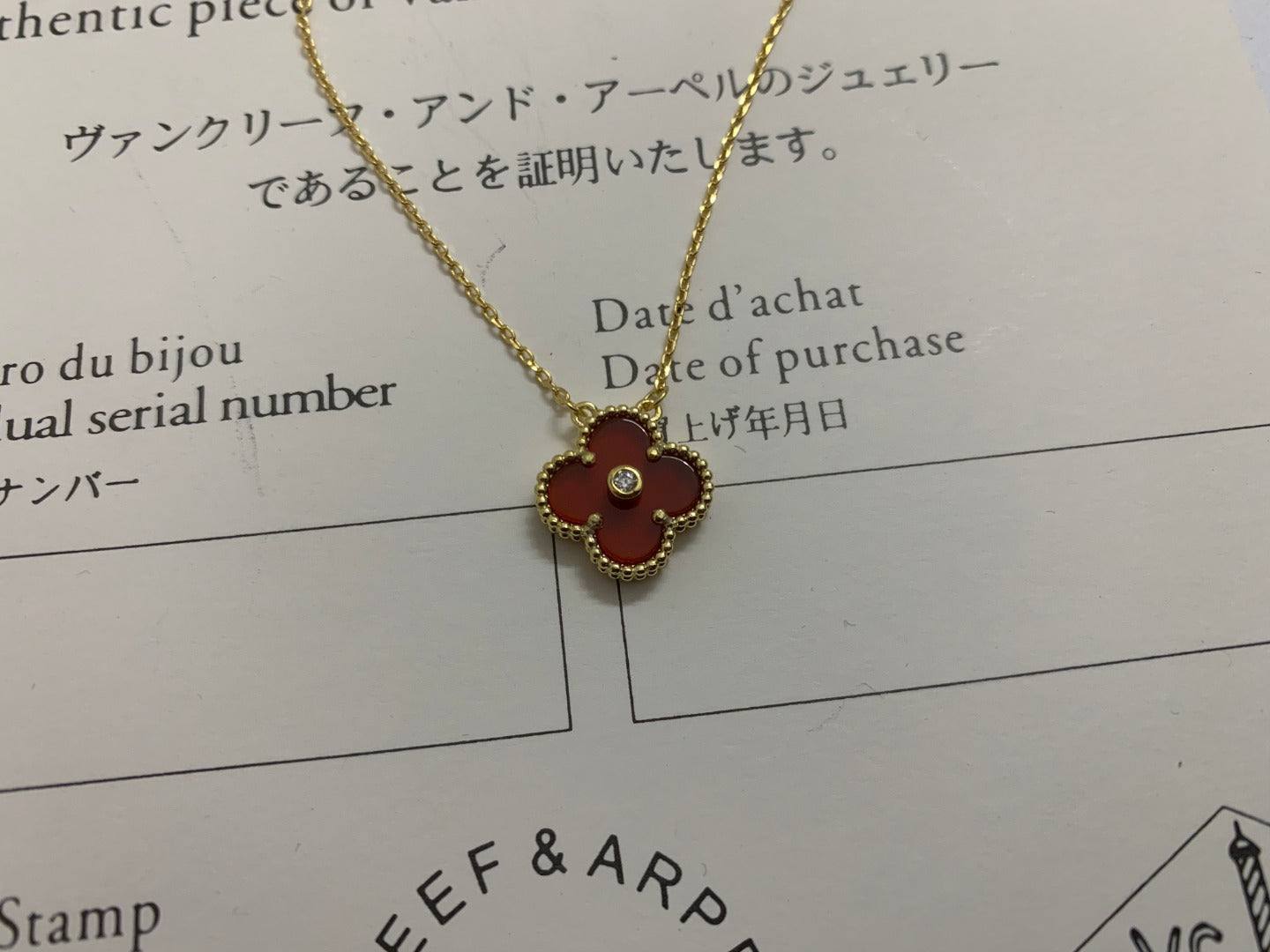 5XVA185X (High quality 1 flower necklace)