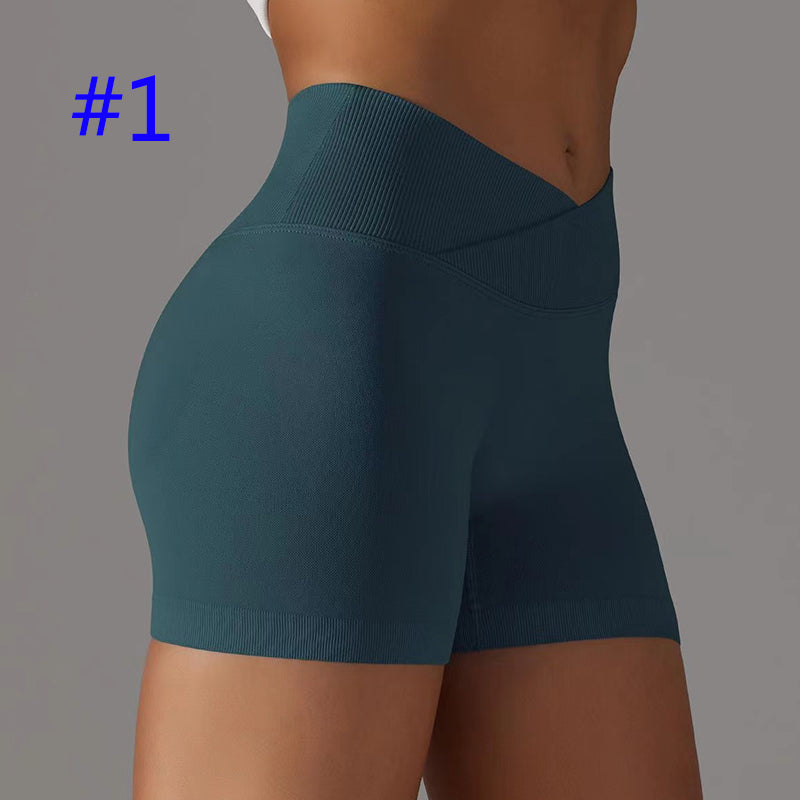 PXA35U Tight hip lift fitness pants yoga shorts