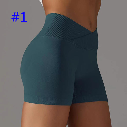 PXA35U Tight hip lift fitness pants yoga shorts