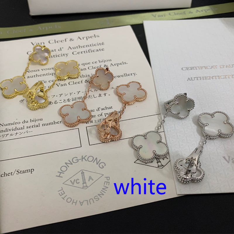 1XVA188E  (High quality 2 flower earrings)