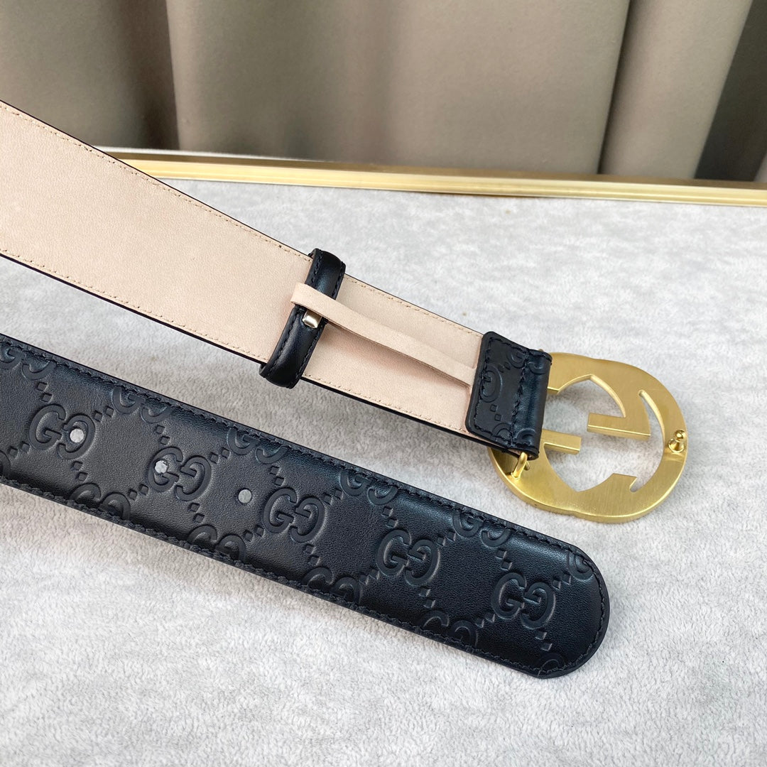 14B103P   (High quality leather belt With full package)