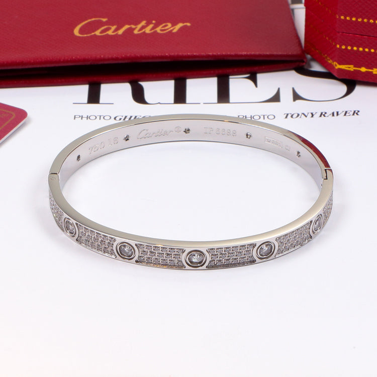 BK3K High quality 3-row diamond bracelet