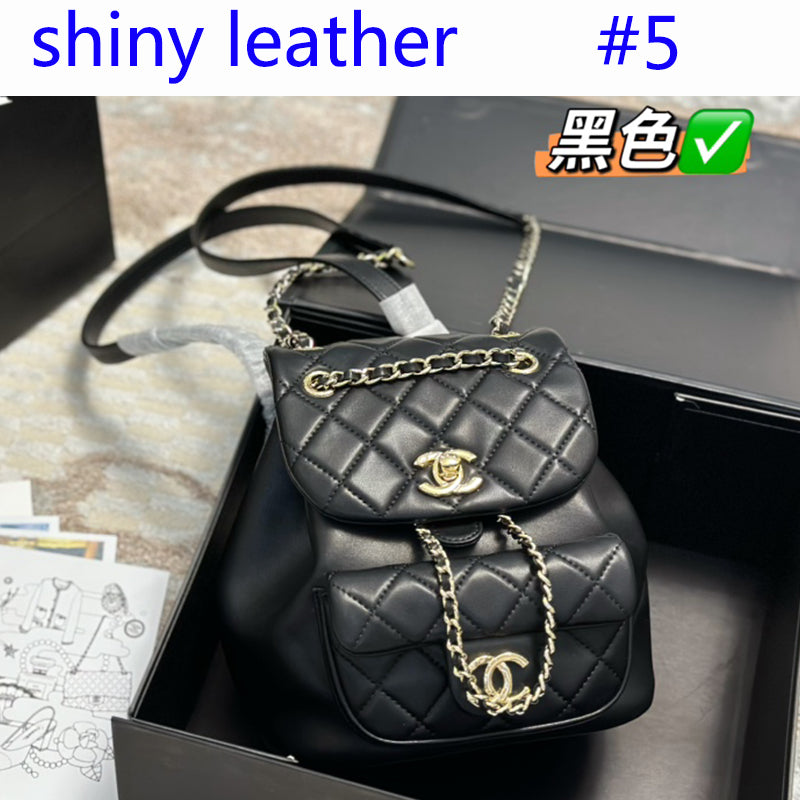 6XC225B Fashion leather backpacks