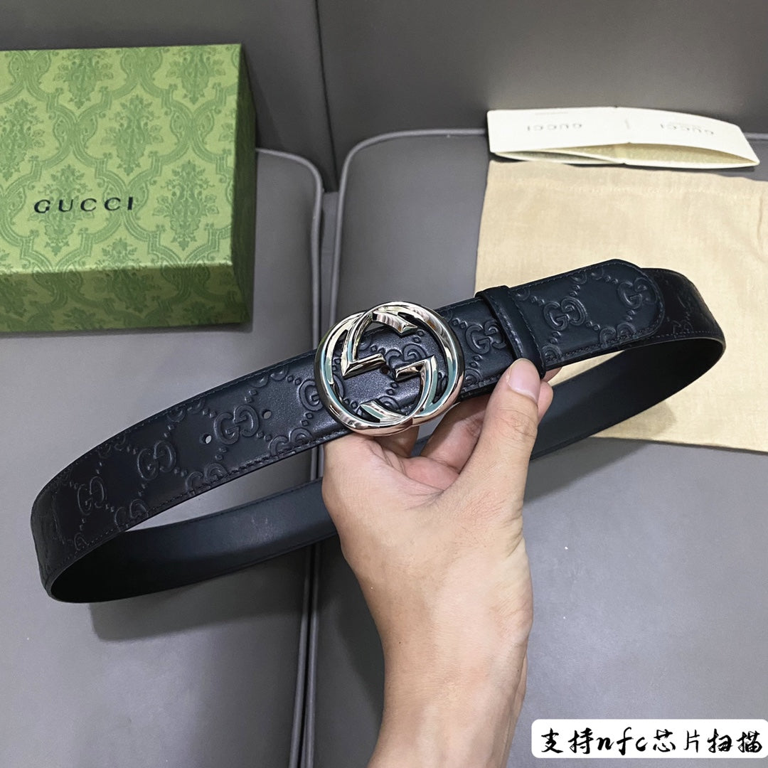 14B14P   (High quality leather belt With full package)