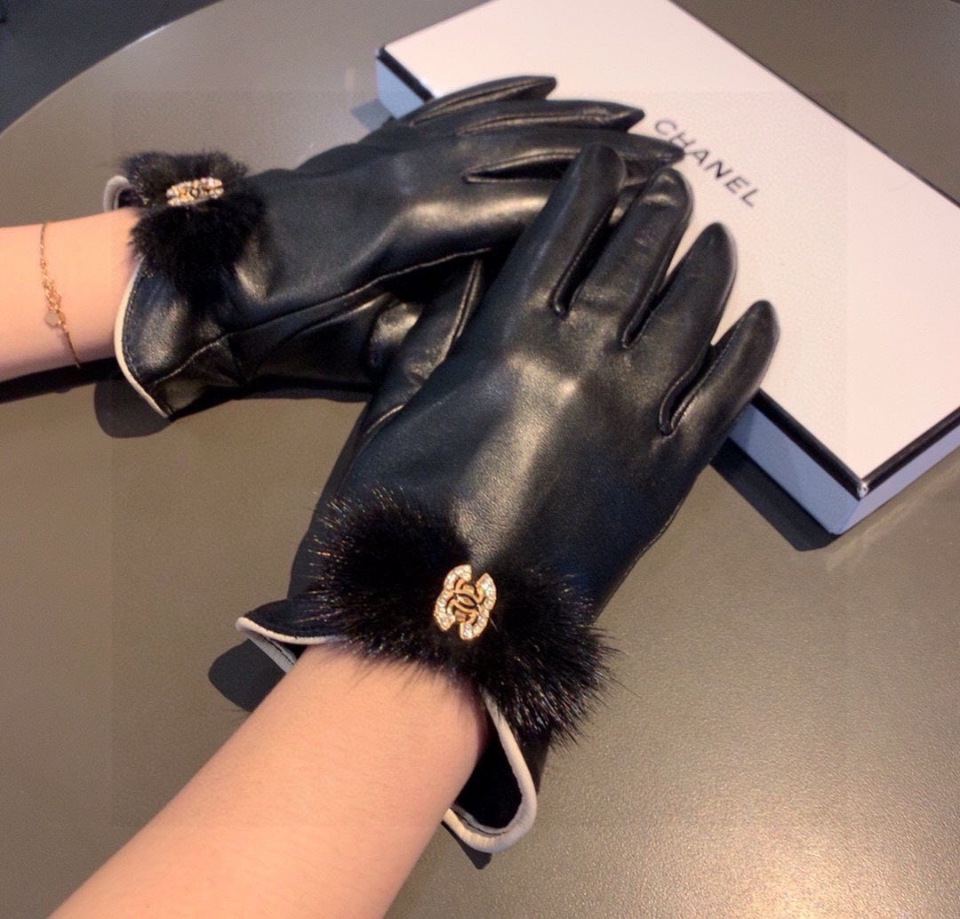 14C15S   High quality fashionable sheepskin gloves