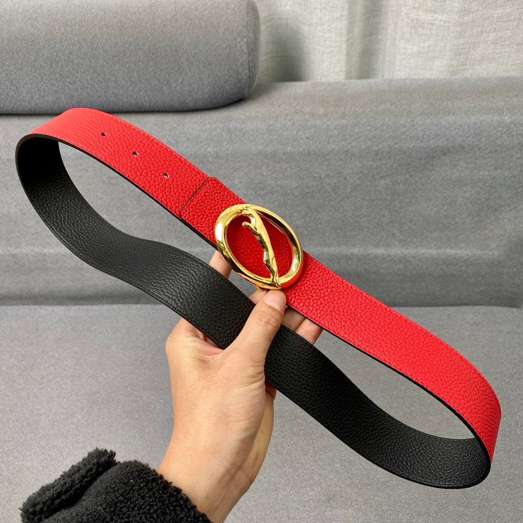 1: 1 High -quality head layer leather belt 1YA59P