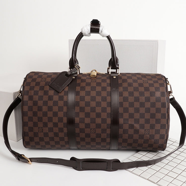 1E119B Fashion leather luggage bags