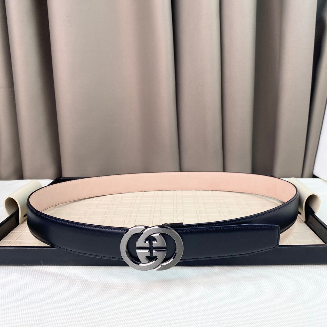 14B109P   (High quality leather belt With full package)