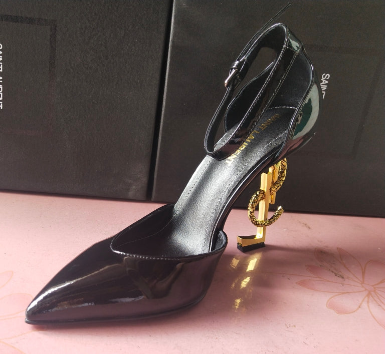 1: 1 High -quality leather high heels（patent leather） 2XSL158Z