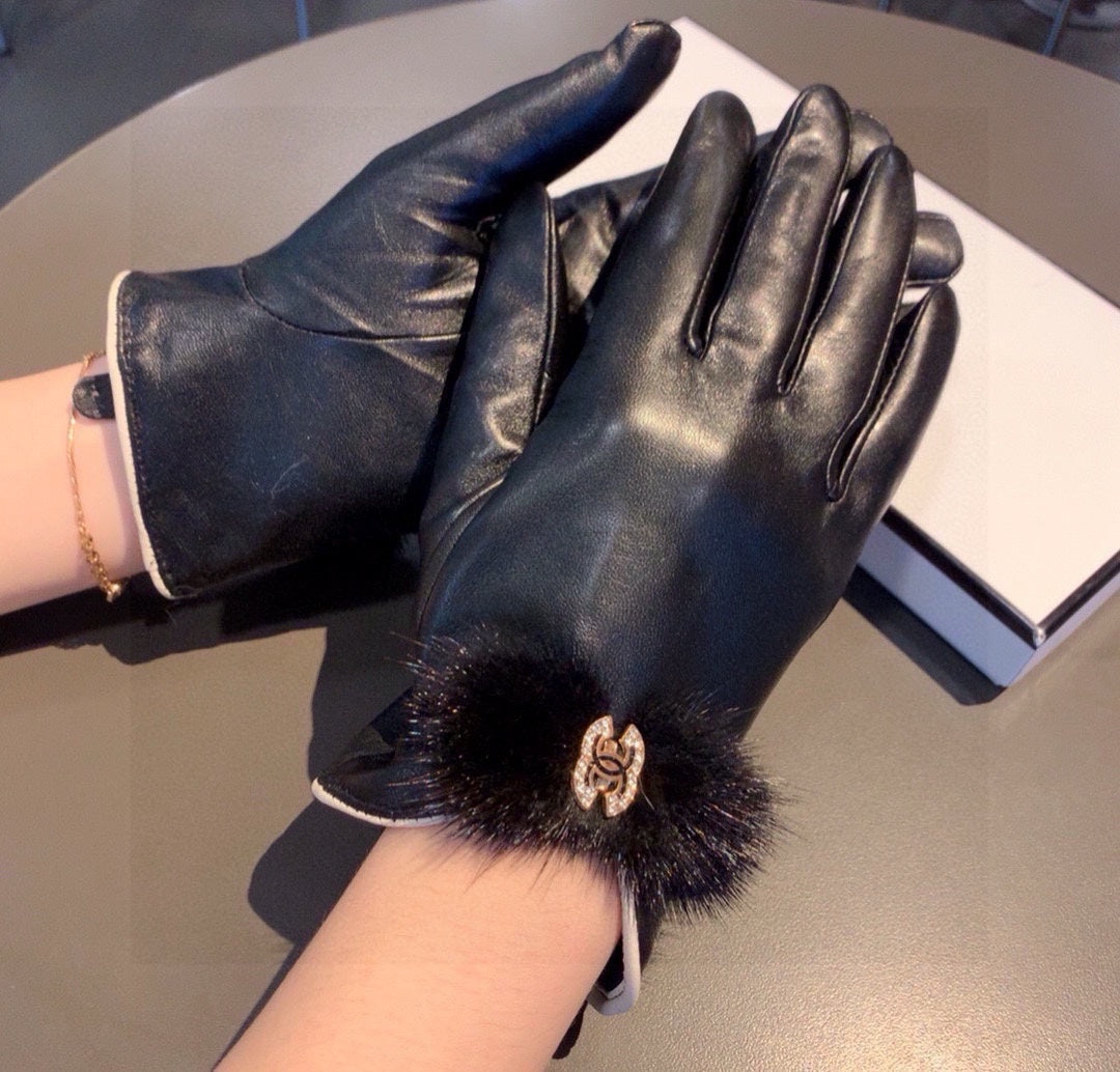 14C15S   High quality fashionable sheepskin gloves