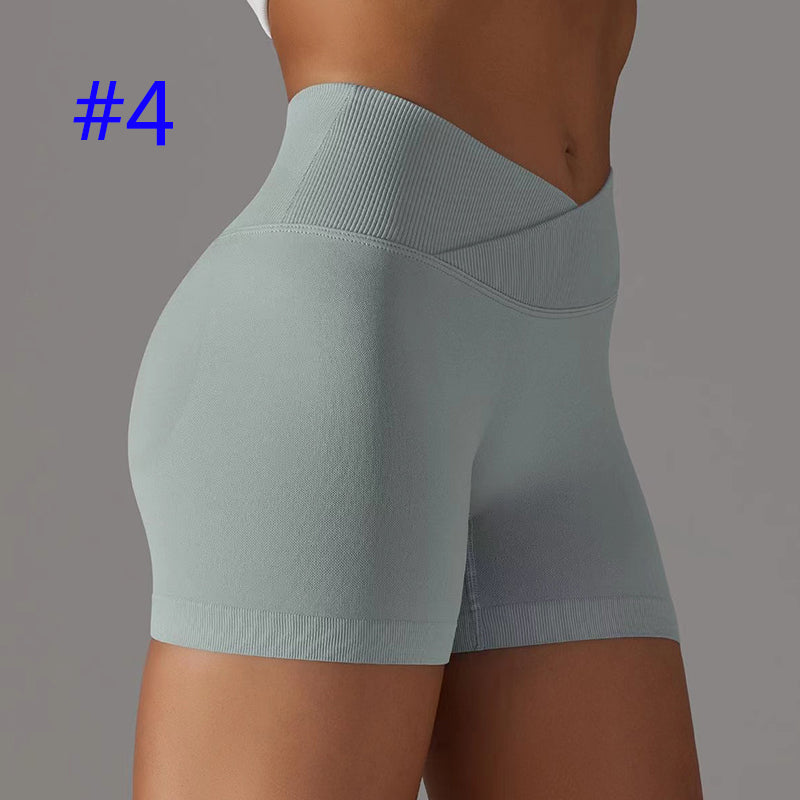 PXA34U Tight hip lift fitness pants yoga shorts