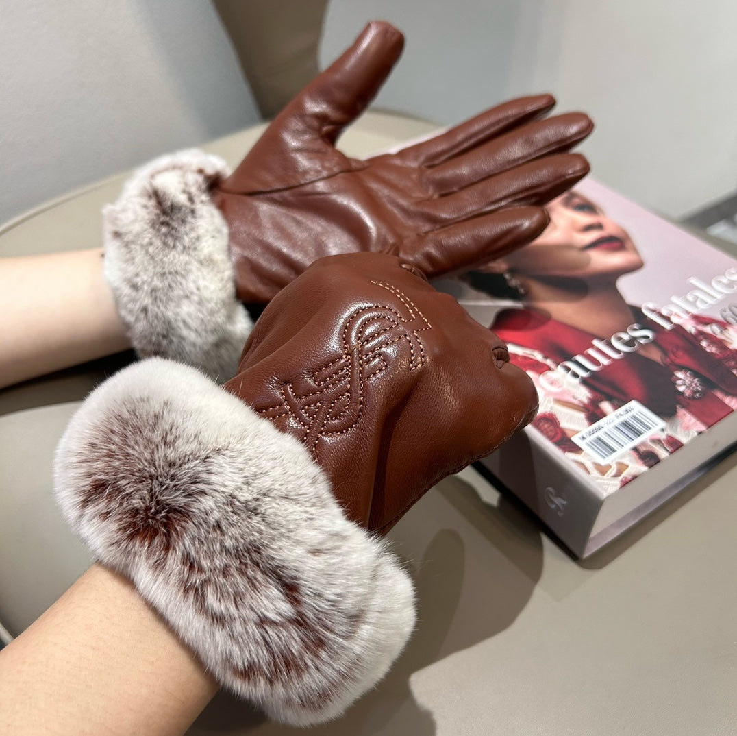 14SL25S   High quality fashionable Wool gloves