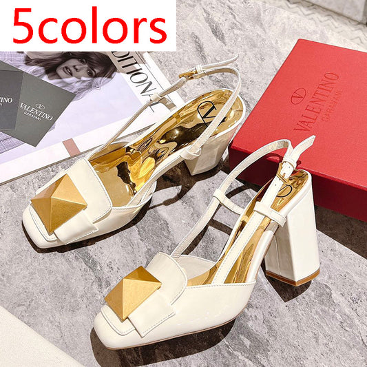 1:1 High quality leather sandals 2YVL34Z