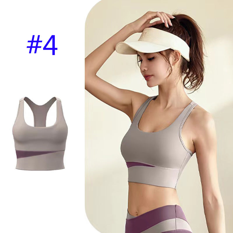 PXA4U Tight elastic bikini sports vest yoga wear fashion yoga fitness sports vest