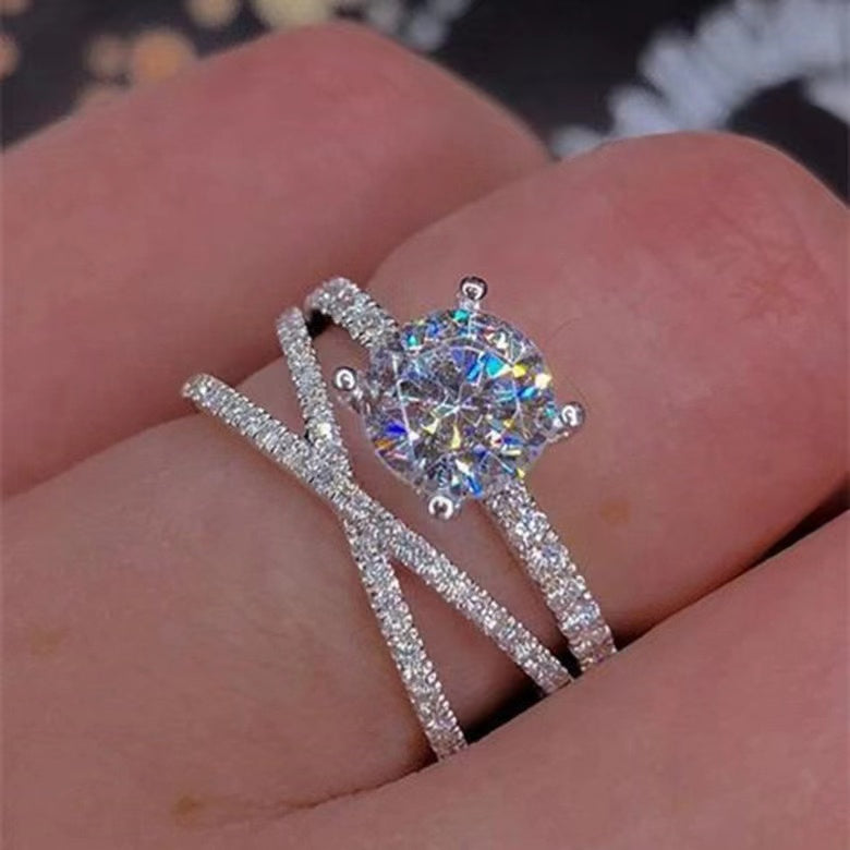 PYA4J Fashion Diamond Ring High Quality Wedding Ring