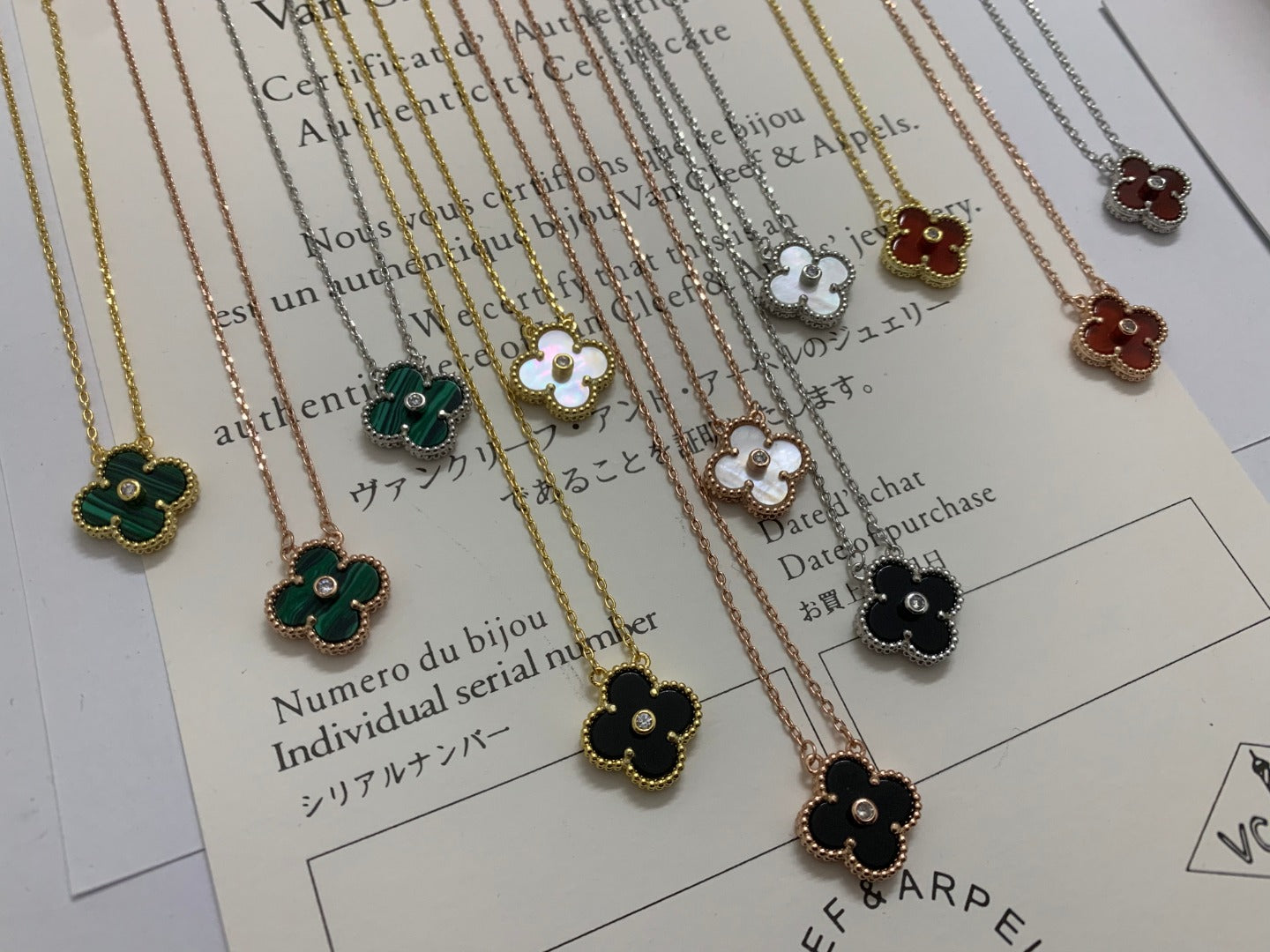 5XVA185X (High quality 1 flower necklace)