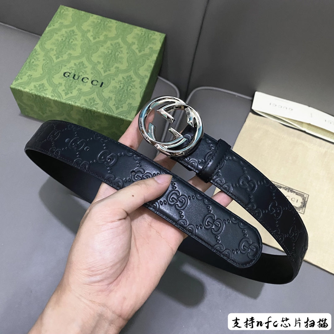 14B14P   (High quality leather belt With full package)