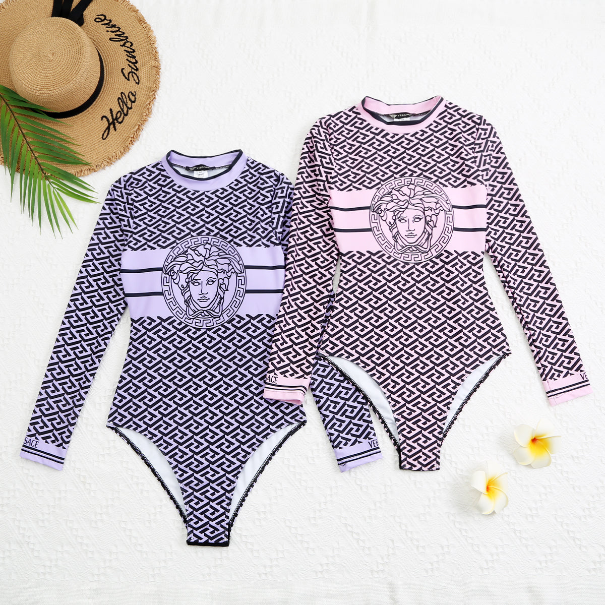 14V103Y   fashion Long sleeve swimsuit