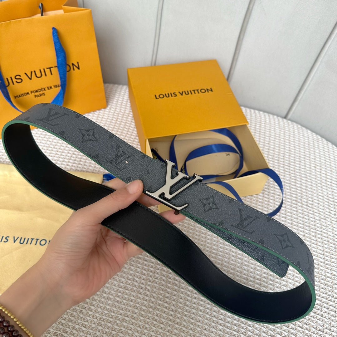 1YE64P  1: 1 High -quality cowhide double -sided belt