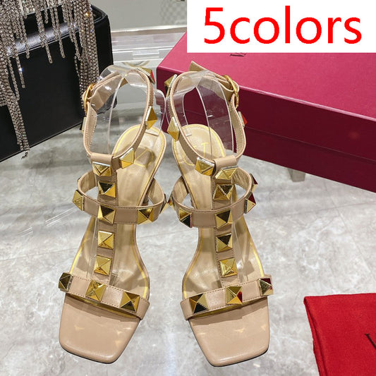 1:1 High quality leather sandals 2YVL30Z