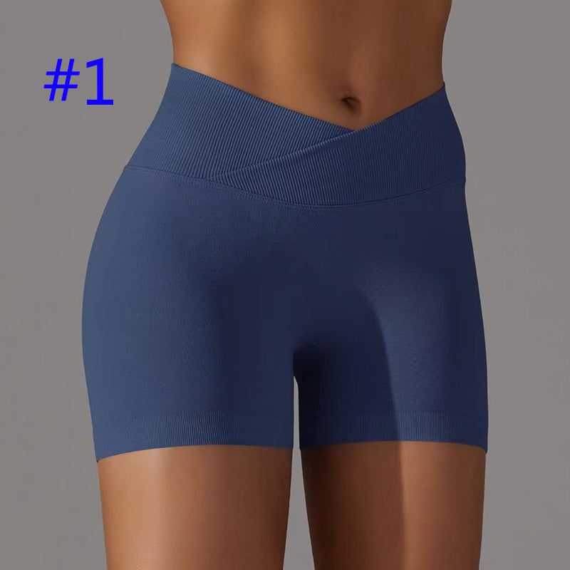 PXA34U Tight hip lift fitness pants yoga shorts