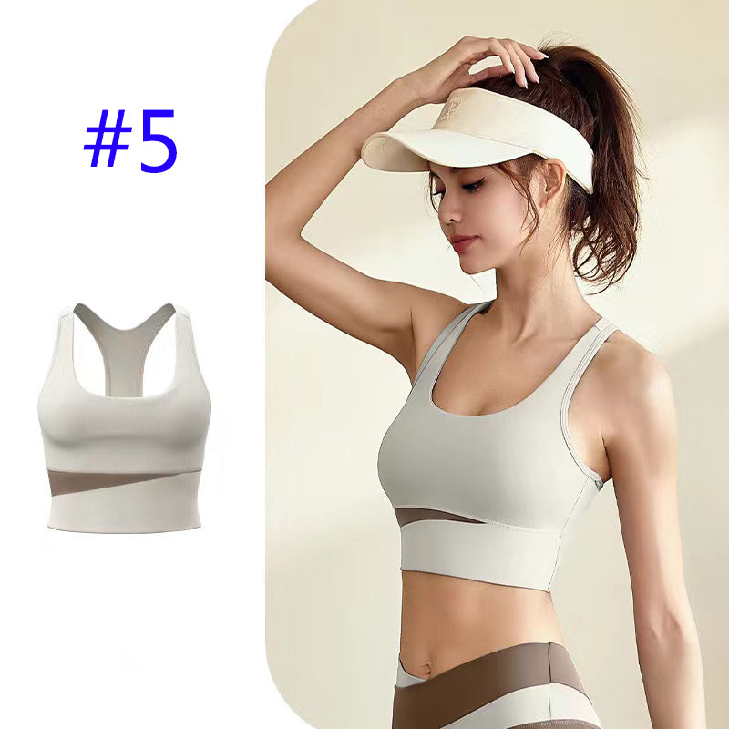 PXA4U Tight elastic bikini sports vest yoga wear fashion yoga fitness sports vest