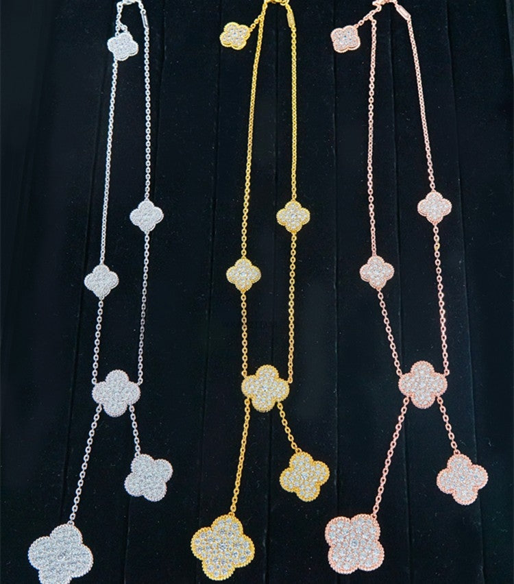 5XVA182K (High quality 6 flowers necklaces)