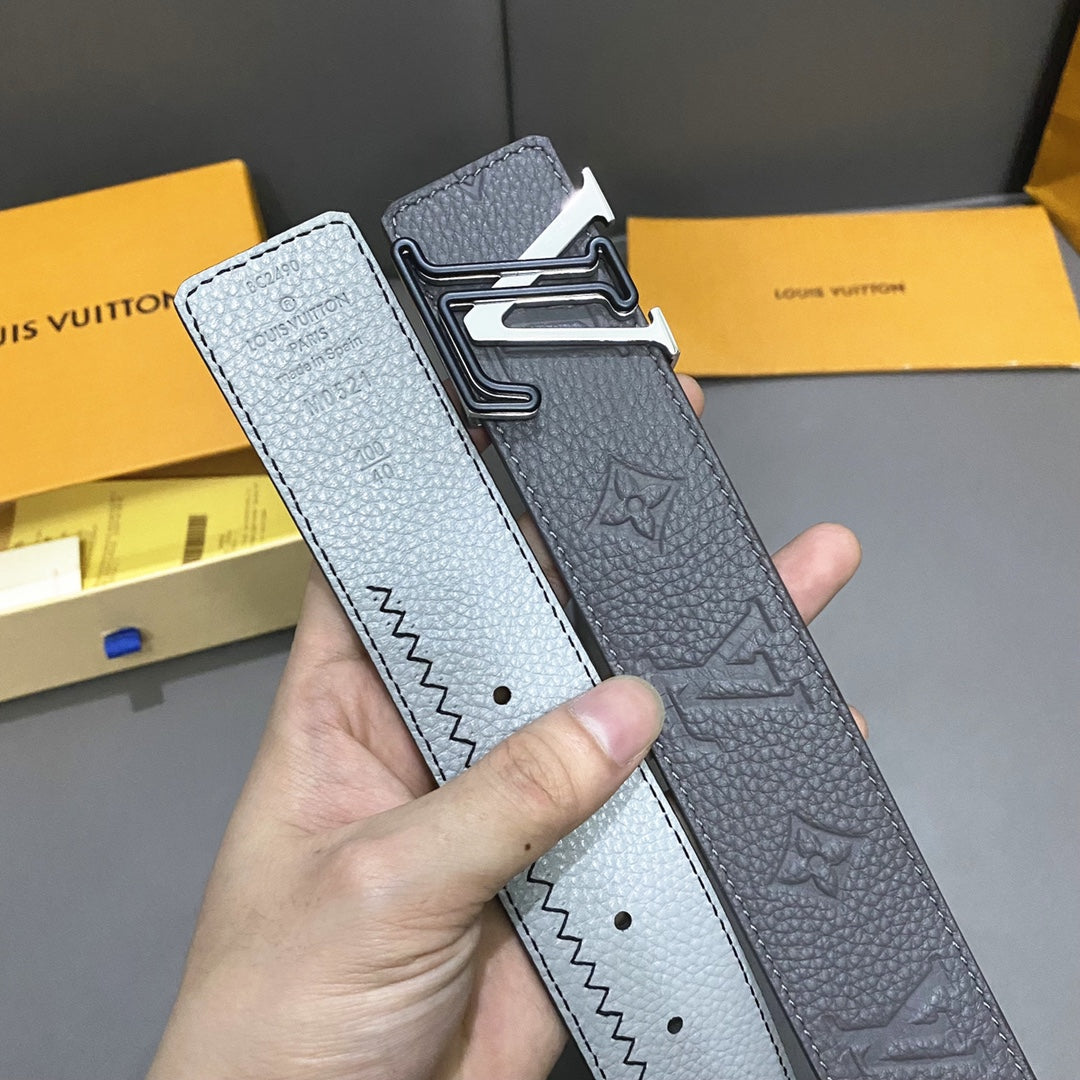 1YE67P  1: 1 High -quality cowhide double -sided belt