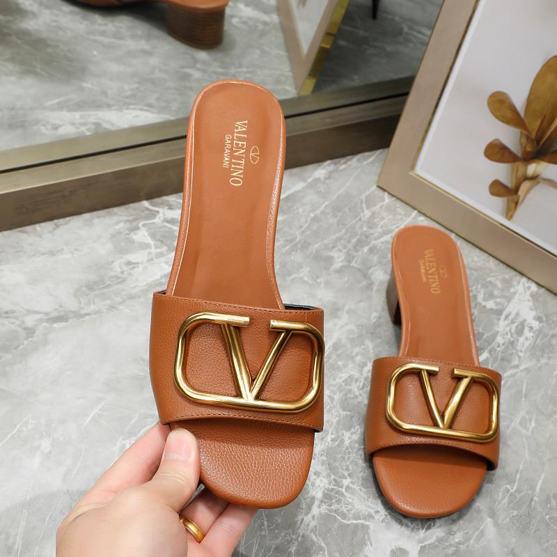 1:1 High quality leather slippers 2YVL22Z