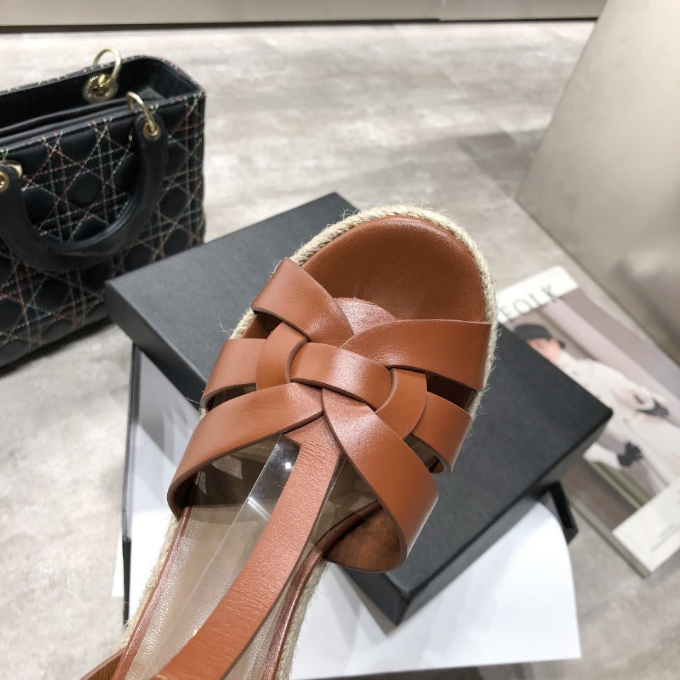 1:1 High quality leather sandals 2SL27Z